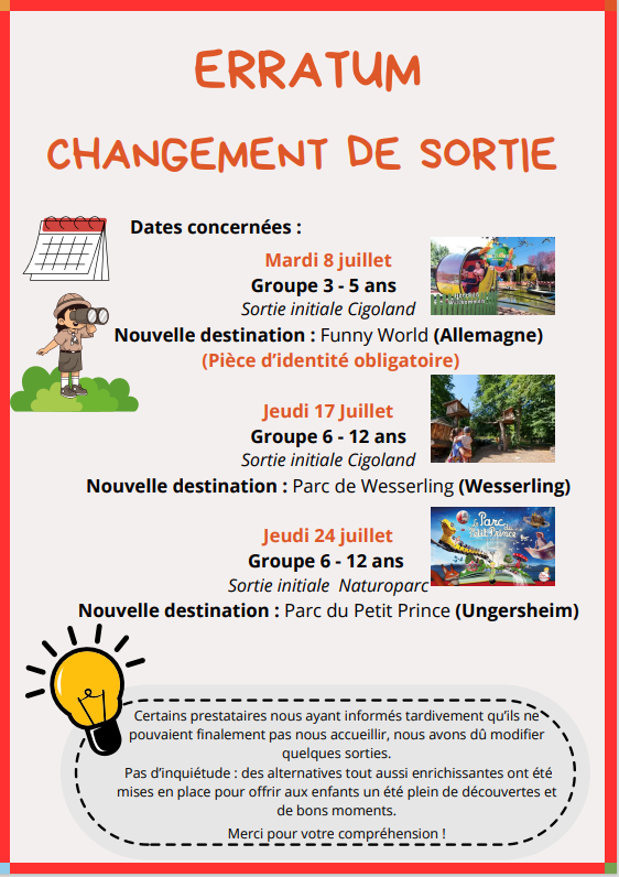 programme été 2025